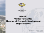 Stage Theories of Economic Development