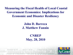 Measuring Fiscal Health of Local Coastal Government