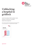 Unblocking a hospital in gridlock