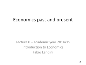 Economics - Fabio Landini