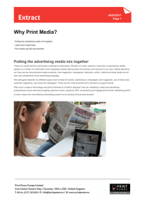 Why Print Media