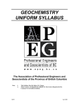 APEGBC-Geo-Syllabus-Geochemistry-2006