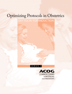Optimizing Protocols in Obstetrics - IIS Windows Server