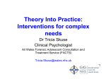 Dr Tricia Skuse, Highly Specialist Clinical Psychologist, All Wales
