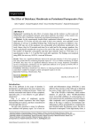 The Effect of Diclofenac Mouthwash on Periodontal Postoperative Pain