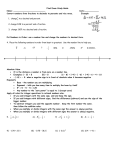 Final Exam Study Guide Name: Date:______ Convert numbers from