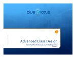 Module 02 - Advanced Class Design