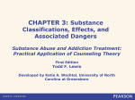 Substance Classifications, Effects, and Associated