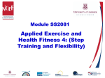 Module SS2081 Applied Exercise and Health