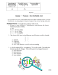 Electric Fields Test - Westgate Mennonite Collegiate