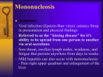 Mononucleosis