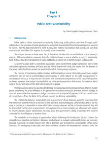 Public Debt sustainability