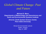 Global Climate Change: Past and Future - Meteorology