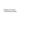 Planning and Analysis of Observational Studies WILLIAM G.