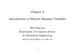 Chapter 2 Introduction to Discrete Random Variables
