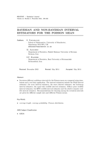 Bayesian and non-Bayesian interval estimators for the Poisson mean