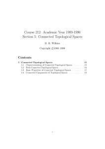 Course 212 (Topology), Academic Year 1989—90