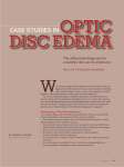 case studies in disc edema