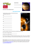 the solar system! - Keele University