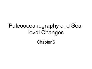 Paleooceanography and Sea