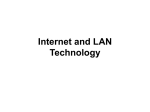 Internet and LAN Technology