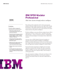 IBM SPSS Modeler Professional