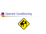 Operant Conditioning