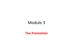Promotion - M. Melloni
