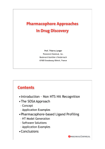 Pharmacophore Approach in Drug Discovery