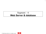 CSE4803 Internet Technology and Web programming Segment-7