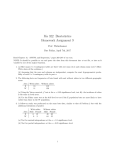 Ma 322: Biostatistics Homework Assignment 9