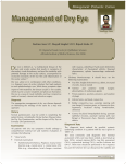 Management of Dry Eye