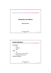 Enterprise Java Beans Lecture Stucture