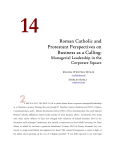 Roman Catholic and Protestant Perspectives on Business as a Calling
