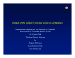 Impact of the Global Financial Crisis on Zimbabwe