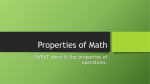 Properties of Math