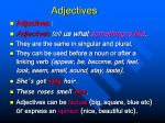 Adjectives - İngilizce Hocam