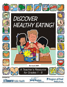 Discover Healthy Eating - Ontario Public Health Association