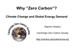 Why Zero Carbon? - Stephen Stretton
