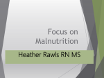 Focus on Malnutrition