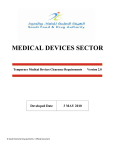 MEDICAL DEVICES SECTOR
