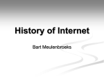 History of Internet - Institute for Computing and Information Sciences