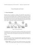 Process Description and Control