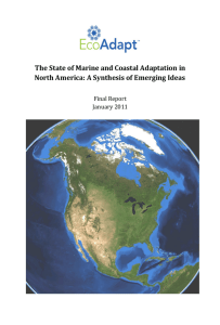 The State of Marine and Coastal Adaptation in North America: A
