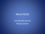 Mock IGCSE - henniscience