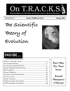 The Scientific Theory of Evolution