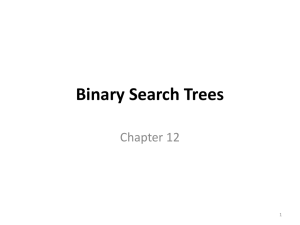 Binary Search Trees