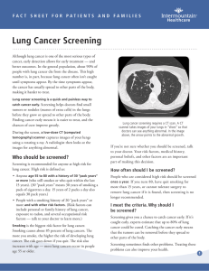 Lung Cancer Screening - Intermountain Healthcare