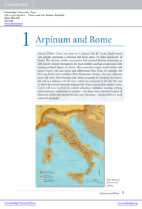 1 Arpinum and Rome - Beck-Shop