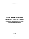 guidelines for hiv/aids diagnosis and treatment